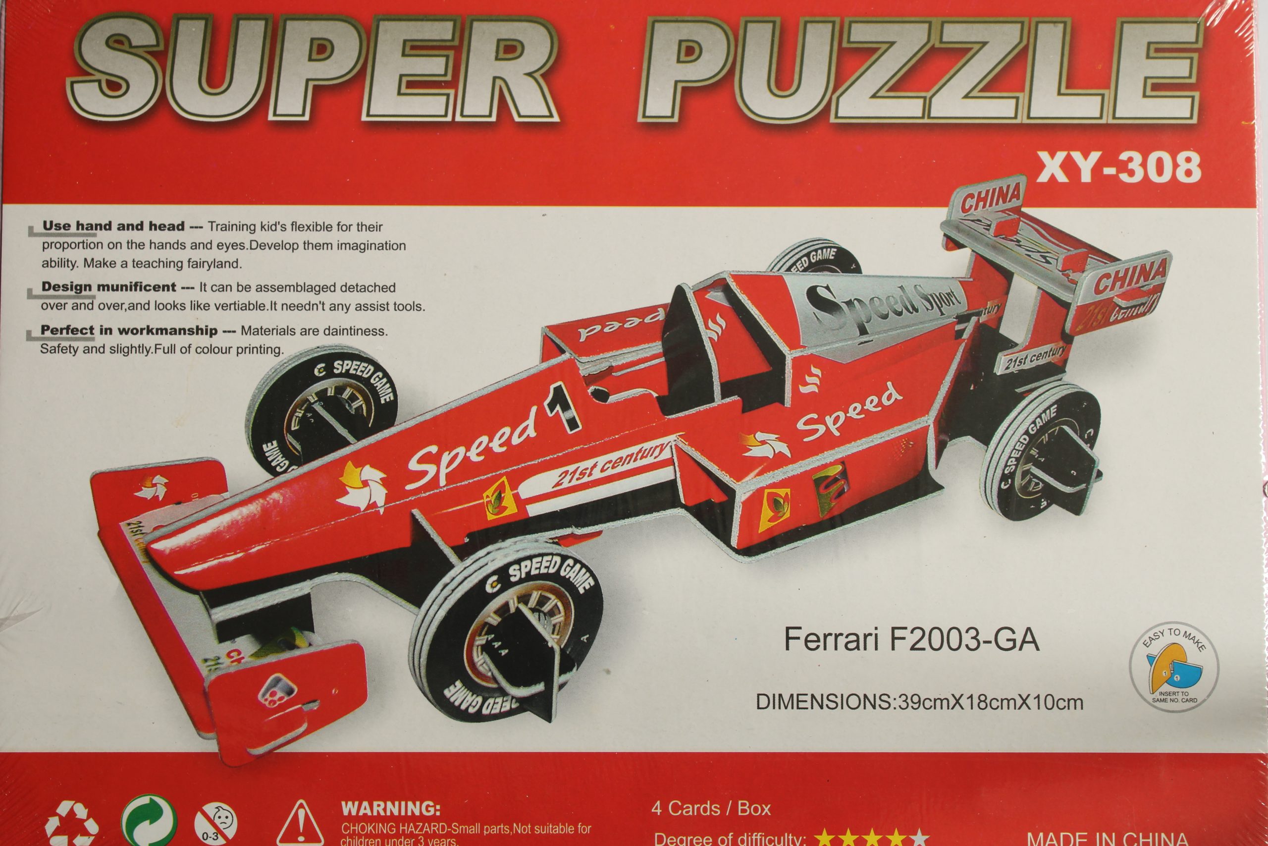 Puzzle piankowe 3D klocki przestrzenne