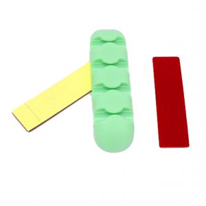 Organizer biurkowy na kable zestaw na 8 przewodów