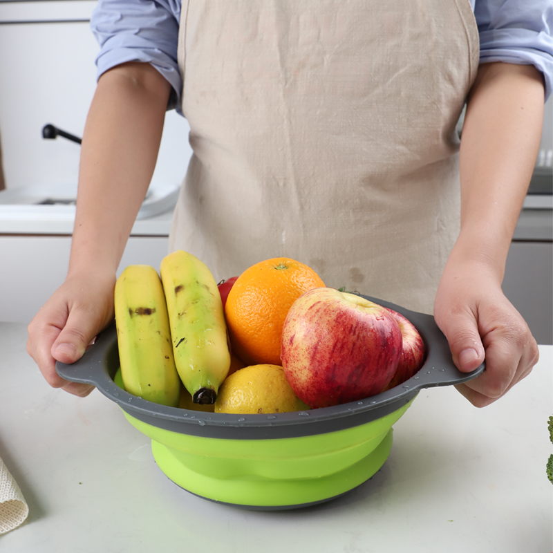 SITKO SILIKONOWE SKŁADANE DURSZLAK OKRĄGŁY - obrazek 7